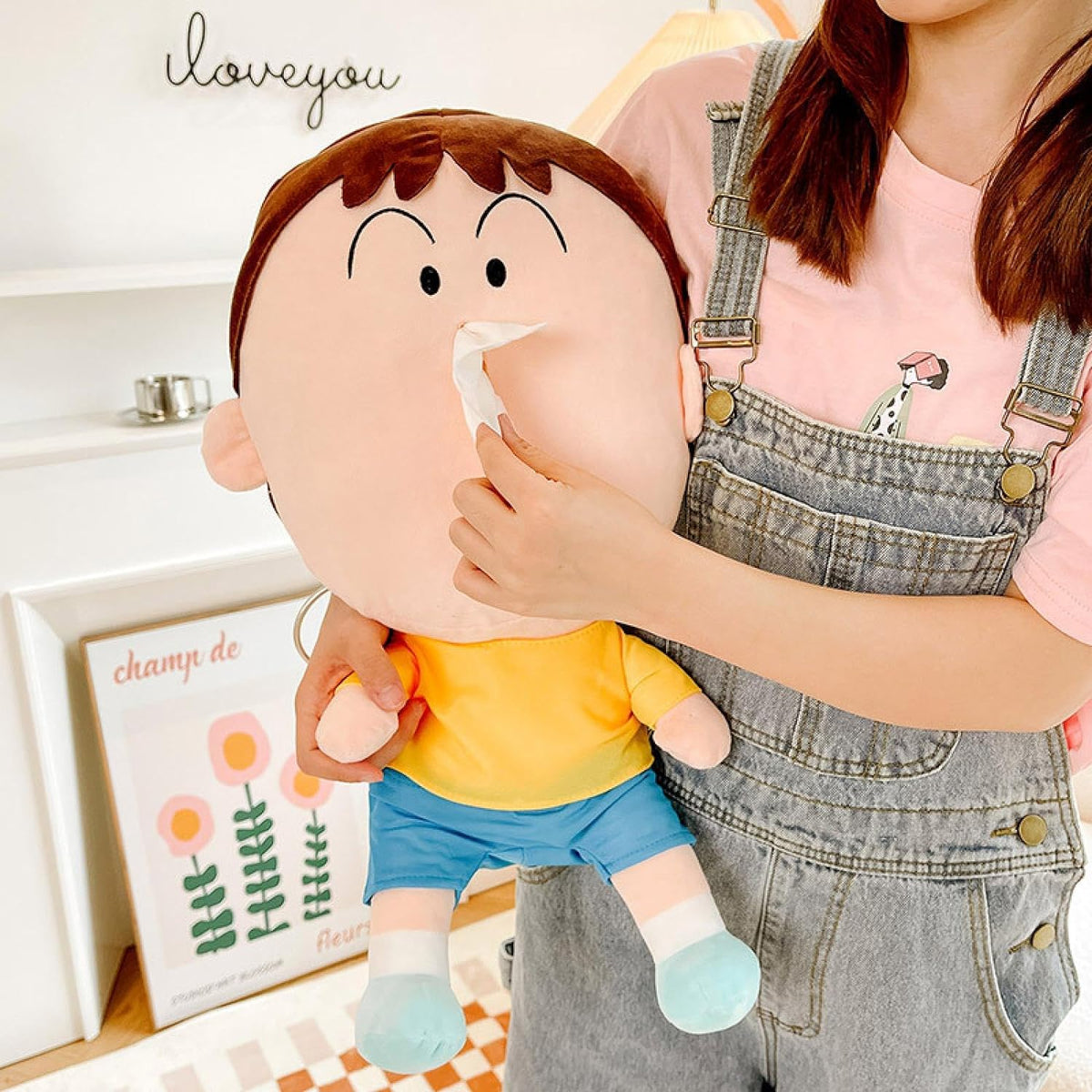 Shinchan Bo Tissue Box Portable