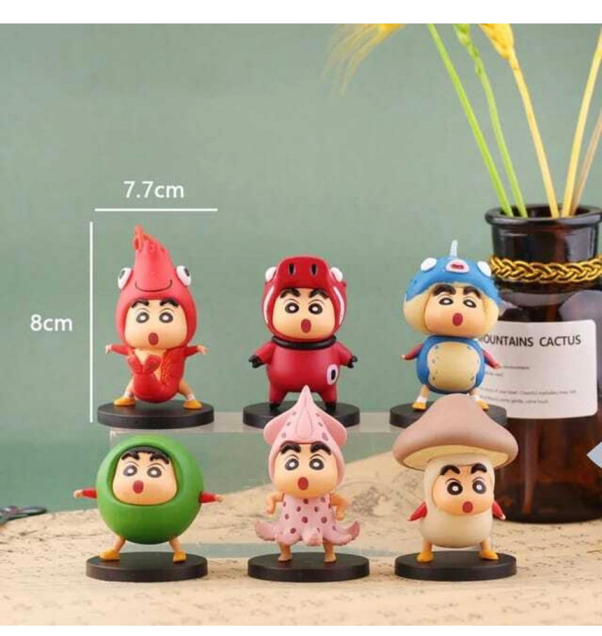SHINCHAN 6 PIECES SET FIGURES (LIMITED EDITION)