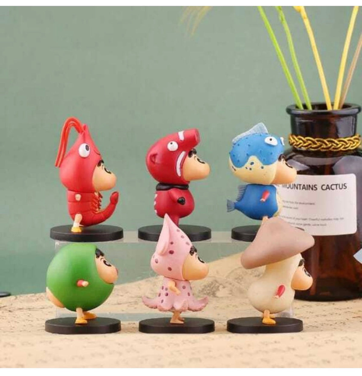SHINCHAN 6 PIECES SET FIGURES (LIMITED EDITION)