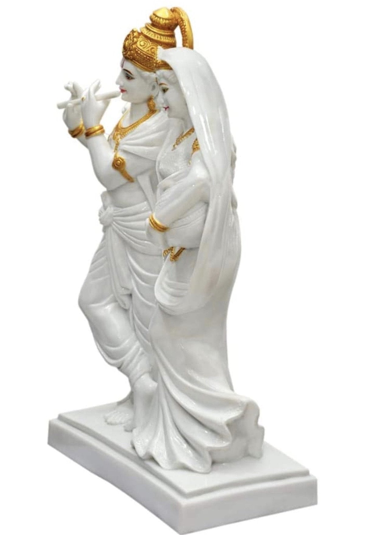 Krishna-Radha Marble Statue - shopgiftsworld