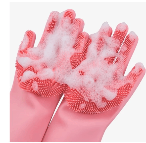 Silicone Scrubbing Gloves - shopgiftsworld