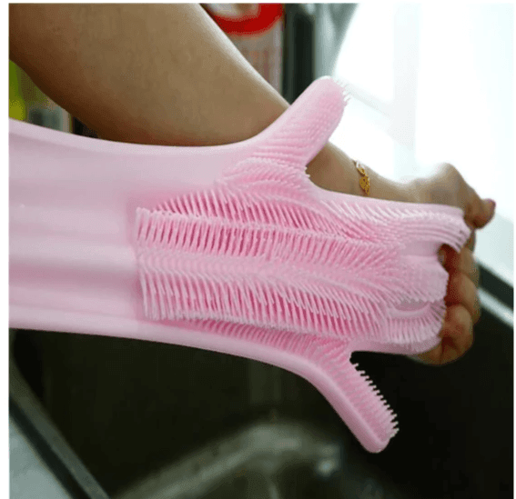 Silicone Scrubbing Gloves - shopgiftsworld