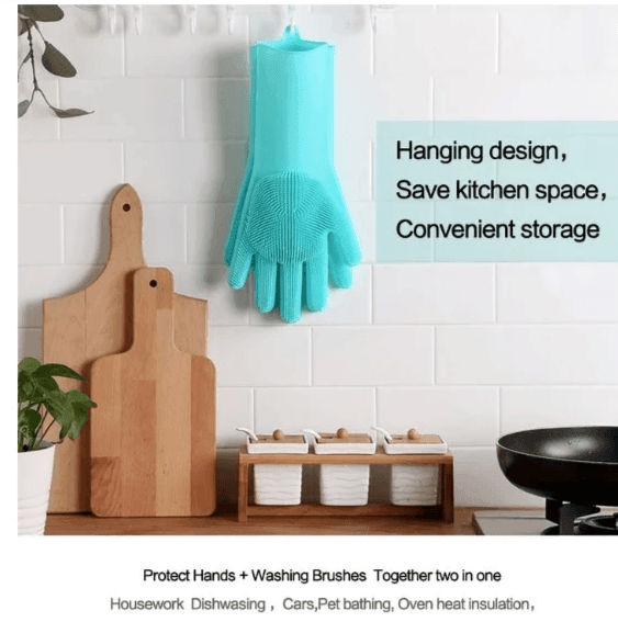 Silicone Scrubbing Gloves - shopgiftsworld