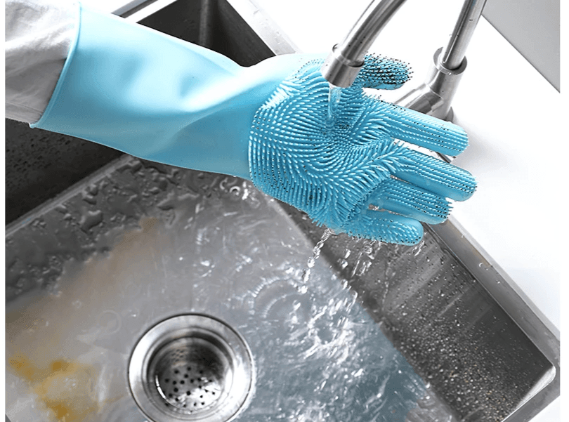 Silicone Scrubbing Gloves - shopgiftsworld